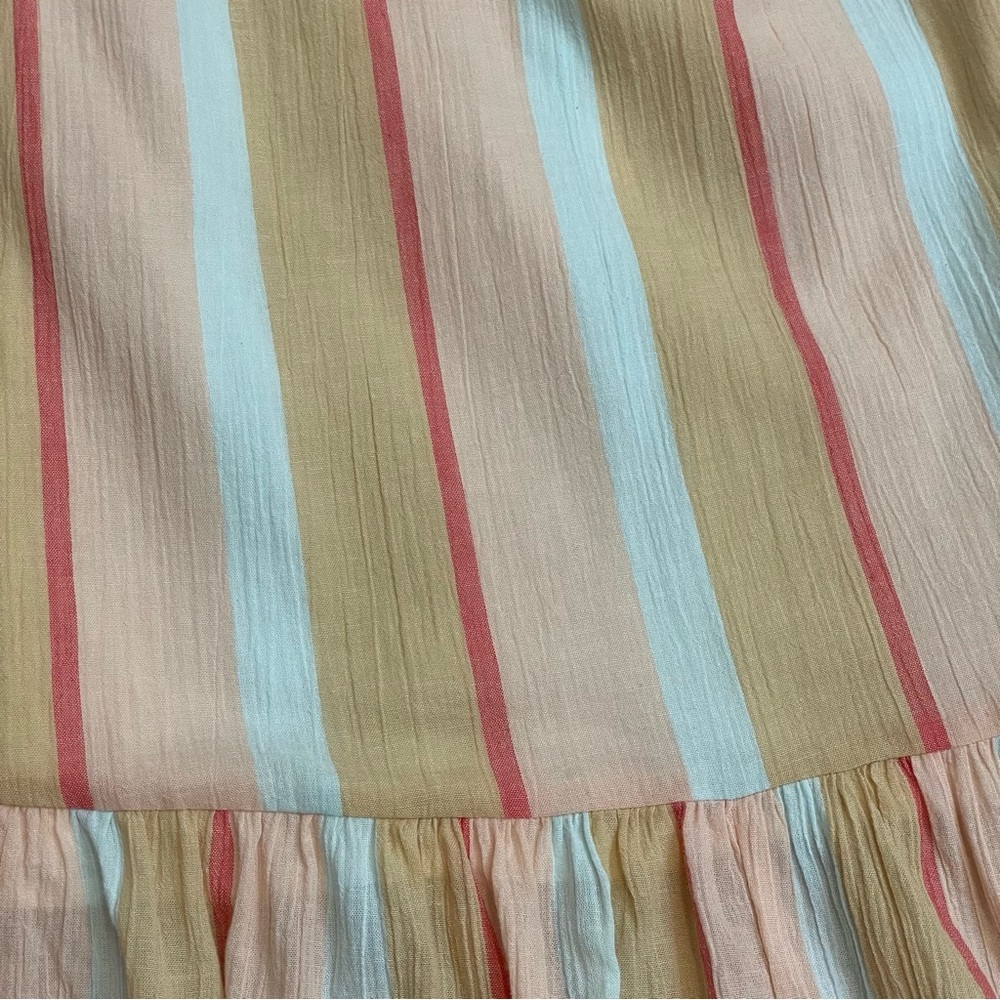 Z Supply Pastel Crinkle Gauze Smocked Upper Midi Maxi Sun Dress - Picture 10 of 14
